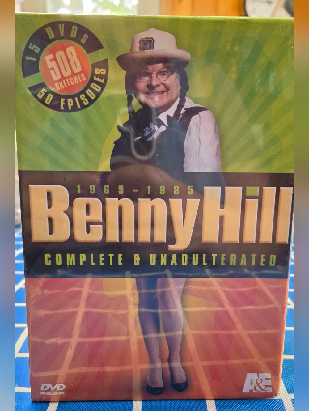 NEW A&E Benny Hill Complete & Unadulterated 1969-1985, 50 Episodes, 15 DVDs